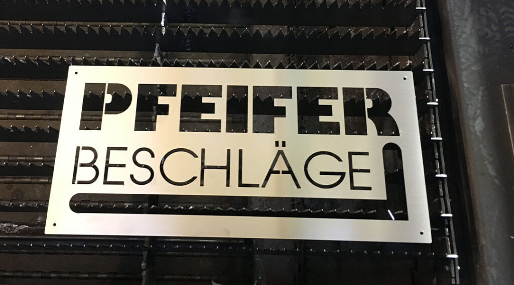 Pfeiffer Beschläge Lasertechnik