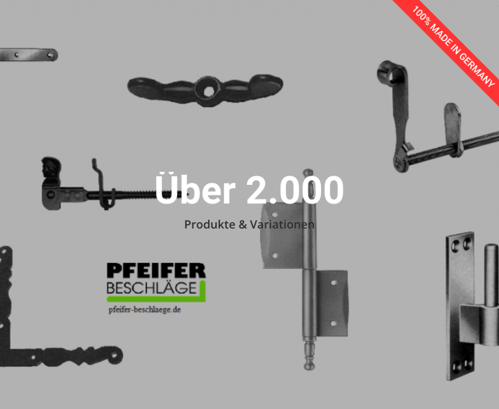 Pfeifer Beschläge über 2000 Produkte